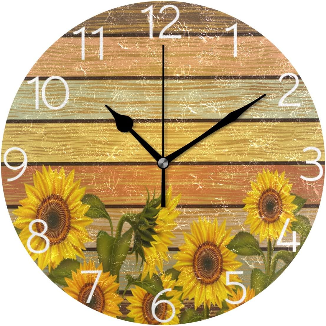 Best Sunflower Kitchen Clock