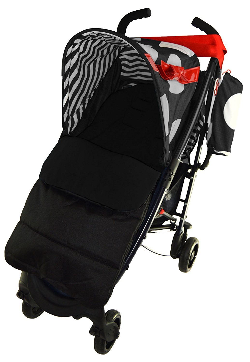 Footmuff/Cosy Toes Compatible with Maclaren Quest Sport Pushchair Black Jack
