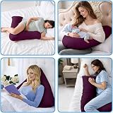 Rohi Orthopaedic V Pillowcase Only Plum 70x30cm Microfibre Anti Allergy view 5