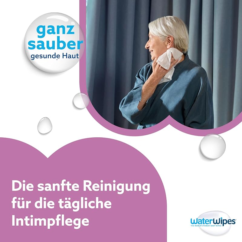 Sensitive+ Body & Intimate XL Wipes, 99,9% Wasser, parfümfrei