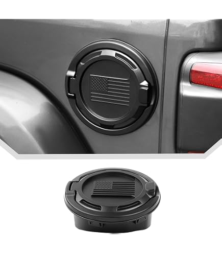 Amazon.com: JeCar Gas Tank Cap Fuel Door Cover Fit for Jeep