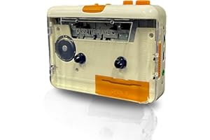 SOGTICPS Portable Tape Player Cassette Players Captures MP3 Audio Music via PC Compatible with Laptops and Personal Computers
