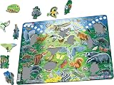 Larsen NB11 Night and Day English Edition 60 Piece Jigsaw Puzzle Tray Frame view 10