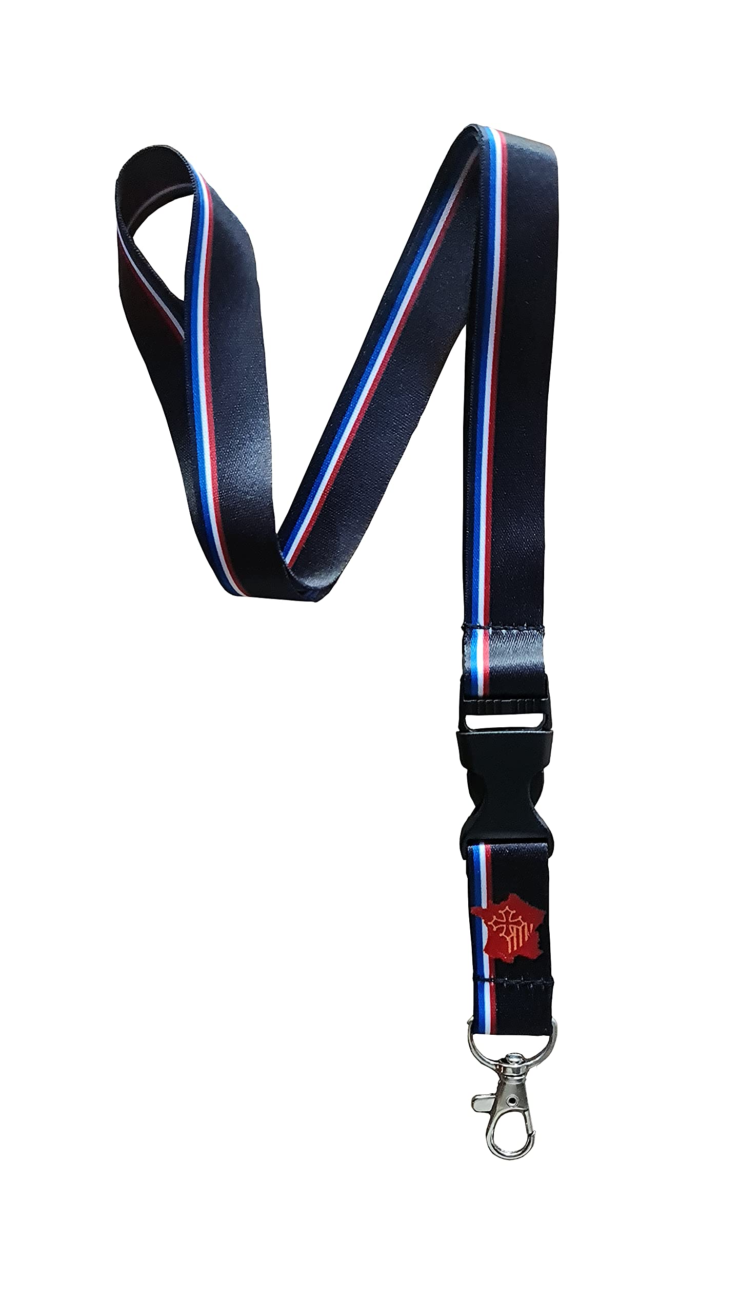 Regions Badge Holder Keyring Lanyard with Clip (Occitania)