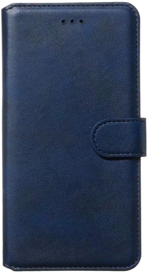 Leather Wallet Oppo A9 2020 Case,Hllycr Flip Kickstand Case with Card Slots Protective Cover for Oppo A9 2020 Stand - Blue