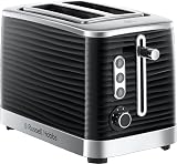 Russell Hobbs Inspire 2 Slice Toaster Extra Wide Slots 1050W Black