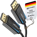KabelDirekt – 4K & 8K DisplayPort Cable, 240Hz