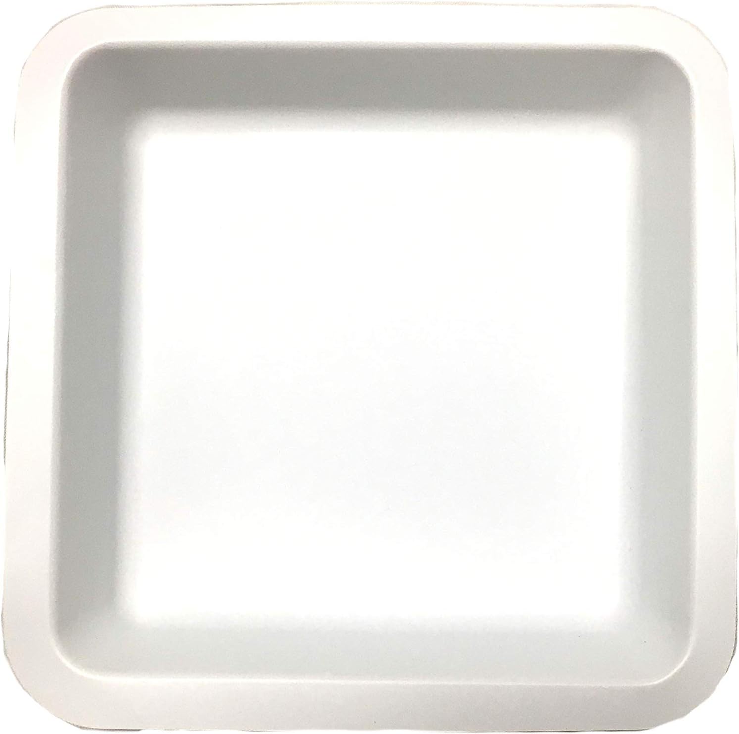 Laboratory Weighing Boats - 250 mL - 140 x 140 mm - White Plastic - Pack of 25 by AmexDrug (Weigh Boats, Specimen Boats)