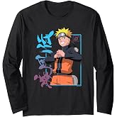 Naruto Shippuden Naruto Kanji Frame Long Sleeve T-Shirt