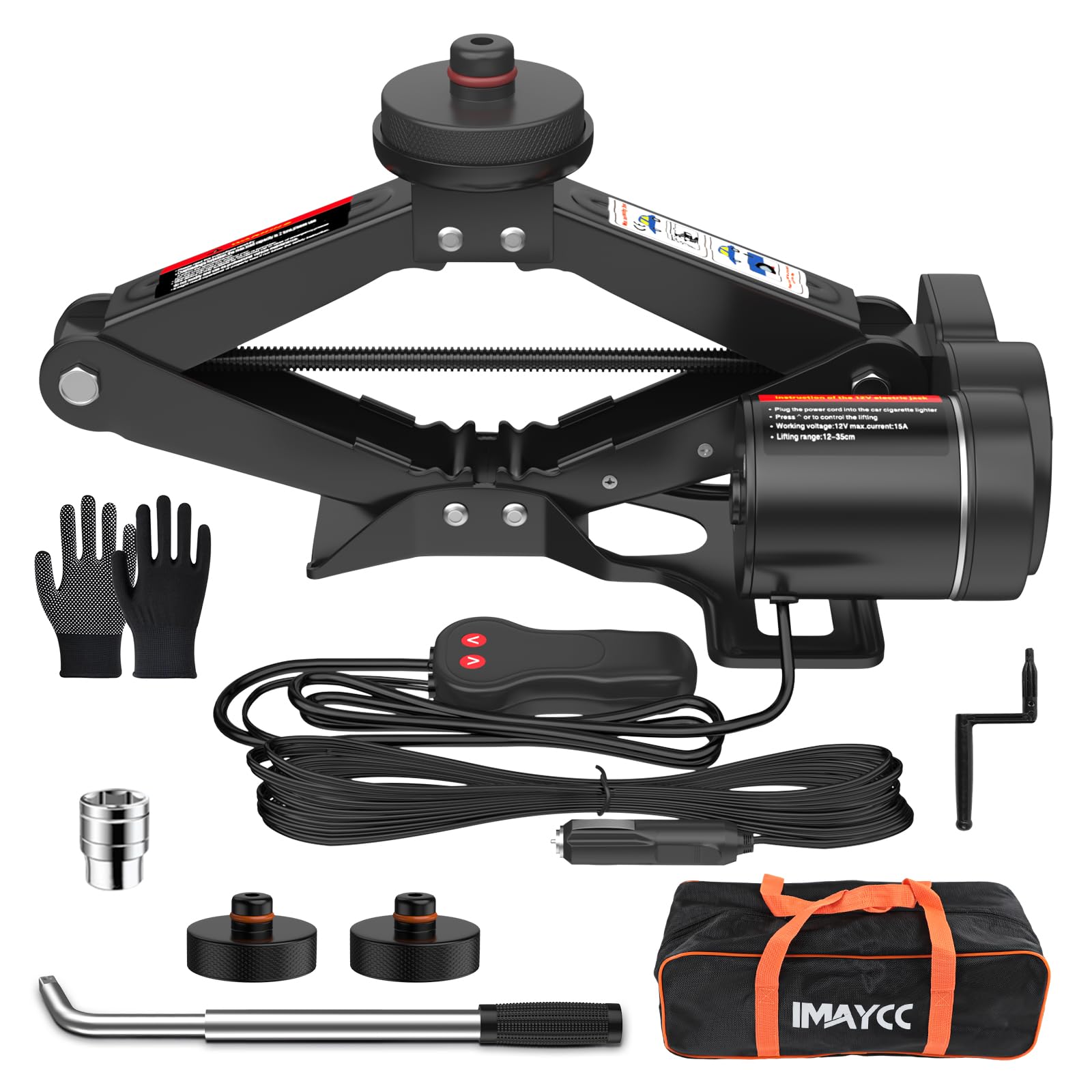 Photo 1 of Car Jack for Tesla, Portable 12V 2 Ton Tesla Tire Repair Tools, Electric Lifting Jack for Model Y/3/S/X, Tire Changing Kit for Tesla Vehicles.