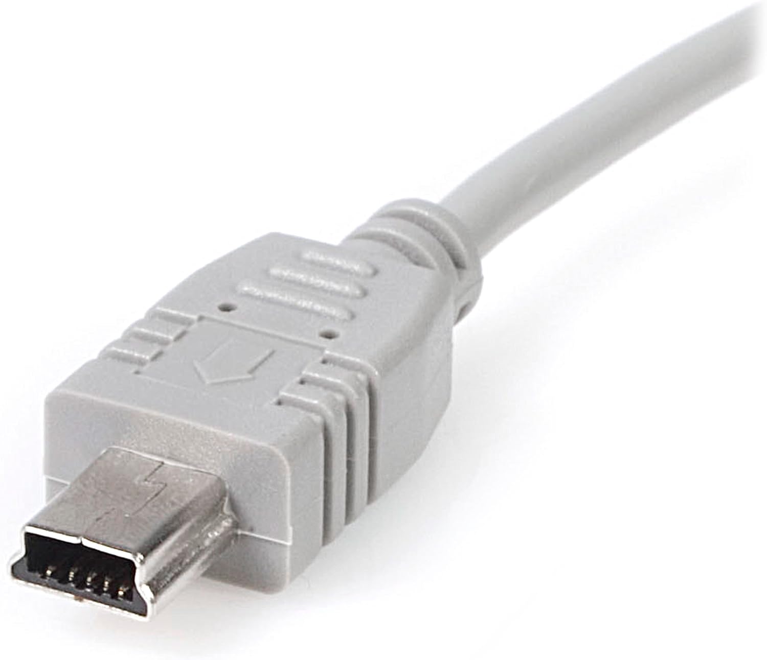 StarTech.com 6 in. USB to Mini USB Cable - USB 2.0 A to Mini B - Gray - Mini USB Cable (USB2HABM6IN), 6 inch/15 cm - Image 4