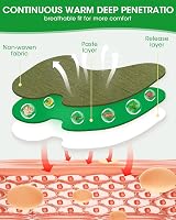 MQUPIN Knee Pain Relief Patch 84 Pcs Herbal Wormwood 10x13.3cm view 6