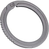 BANG TI Titanium Quick Release Side Pushing Key Rings Labor Saving Bulk Kit