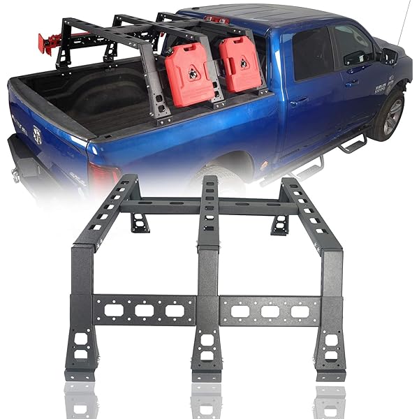 Hooke Road Ram 1500 Top Roof Rack Crossbar Cargo Basket Luggage Carrier