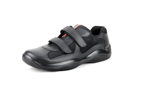 mens prada strap sneakers