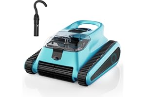 NexTrend Robotic Pool Cleaner, Automatic Pool Vacuum with 160 Mins Runtime, Wall-Climbing Dual Scrubber Brushes & Smart Navig