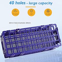 faruijie Test Tube Rack - 5pcs Plastic Test Tube