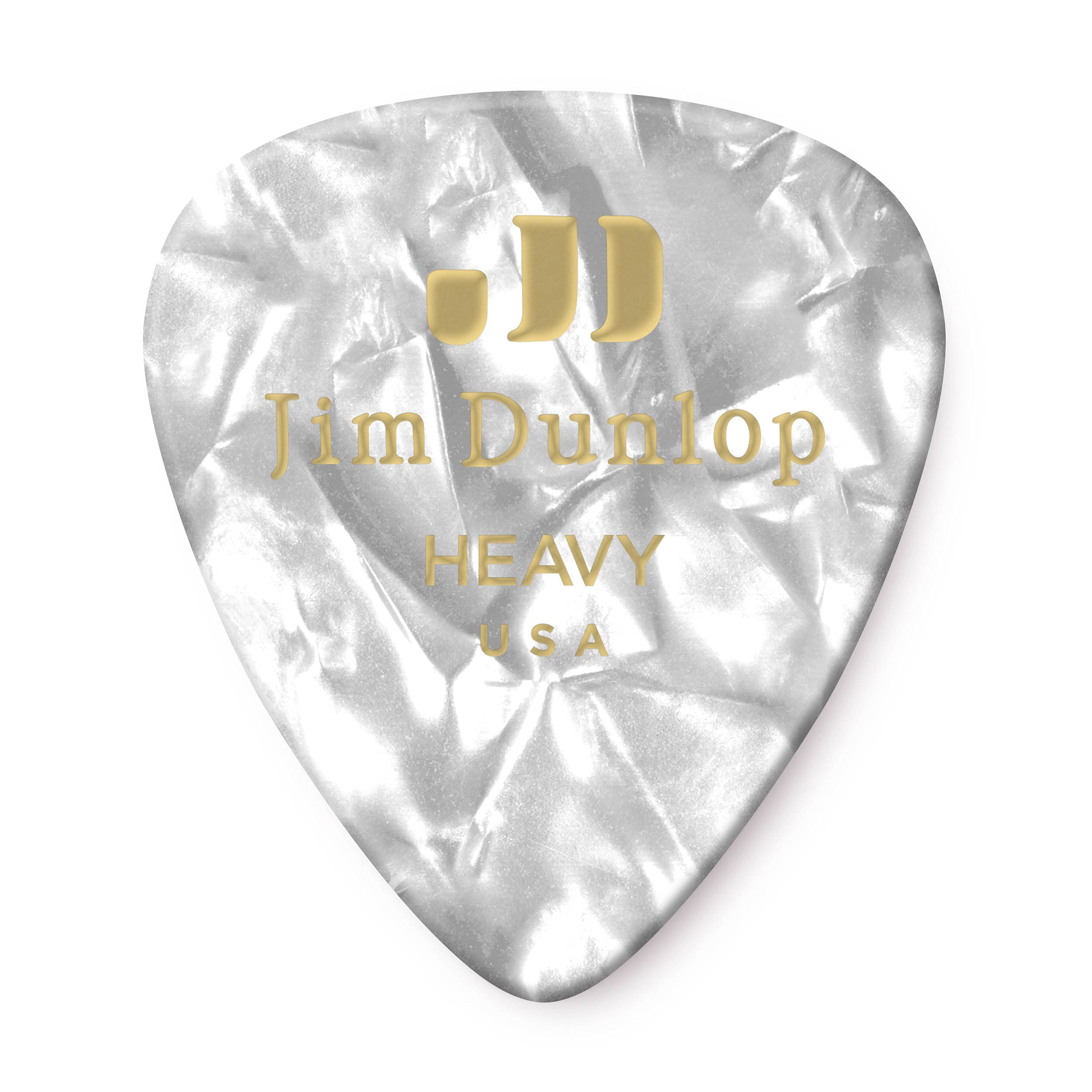 Jim Dunlop 483P04HV Guitar Pick Player Pack -White Pearl