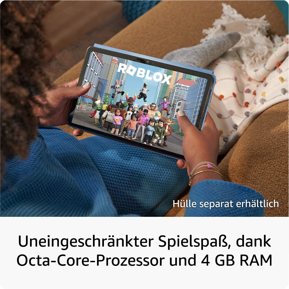 Zertifiziert und generalüberholt Amazon Fire Max 11-Tablet, mit klarem 11-Zoll-Display, Octa-Core-Prozessor, 4 GB RAM, 14 Stunden Akkulaufzeit, 128 GB, grau, mit Werbung 3