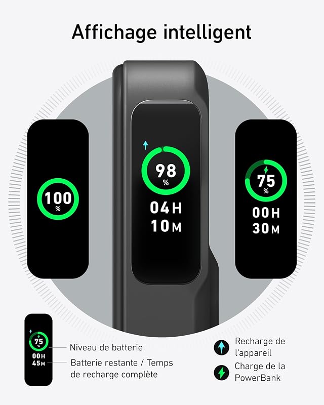 MagGo Qi2 Batterie Externe Magnétique 10000 mAh 15W