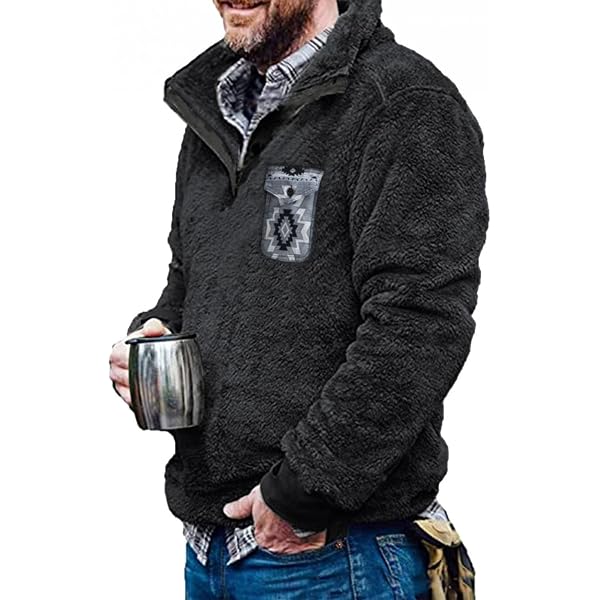 Muscularfit Men's Aztec Print Hoodie - Lightweight, Slim Fit, Western Ethnic Graphic, Army Green - View #3