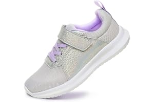 Toandon Toddler Kids Sneakers Sparkle Fashion Glitter Sequins Canvas Shoes