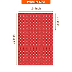 TORACK 3Pcs Metal Pegboard Panels for Wall Garage