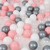 DIVCHI Playballs Soft Pit Balls 200Pcs Multicolor 6cm BPA Lead Free view 6