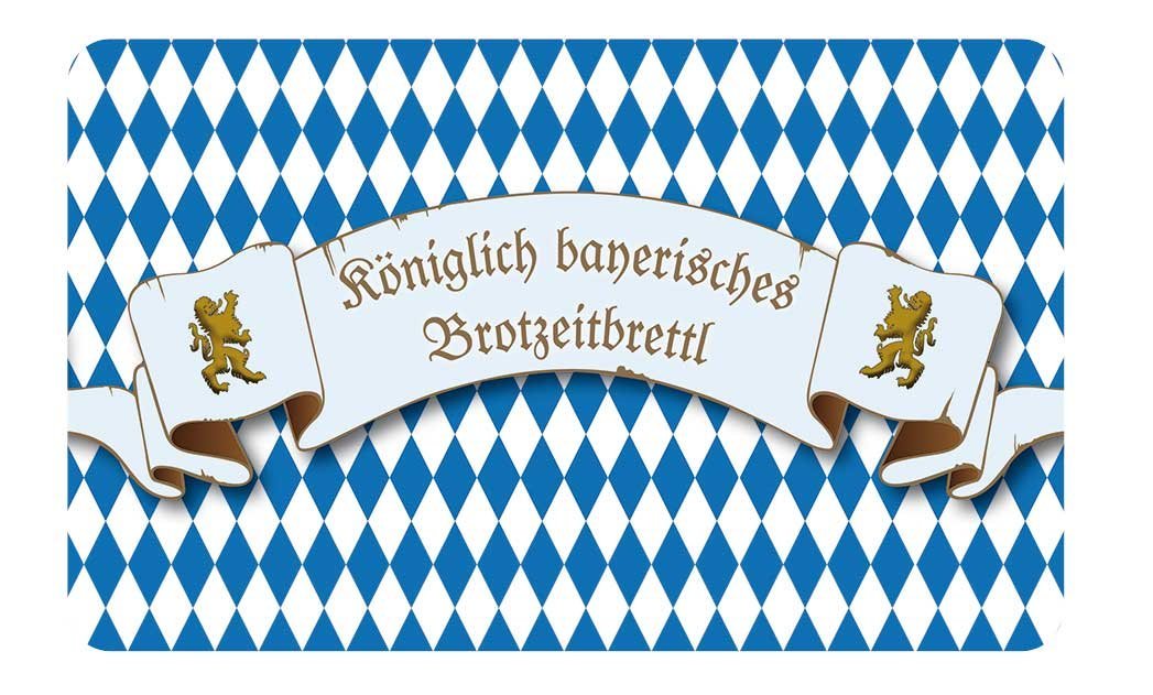 Sü/95681 Breakfast Board BAVARICA, 23.3 x 14.3 cm