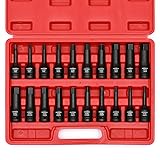 MIXPOWER 1/2" Drive Master Impact Hex Bit Set, Hex