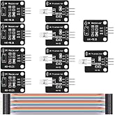 DKARDU Digital 38khz Ir Receiver Sensor Module + 38khz Ir Transmitter Sensor Module with Dupont Cable for Arduino Electronic Building Block,5 Pieces of Each