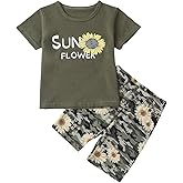 Afsmlys Kid Toddler Girl Butterfly Printed Short Sleeve T-Shirt + Waist Shorts Set 2PC Clothing For Summer