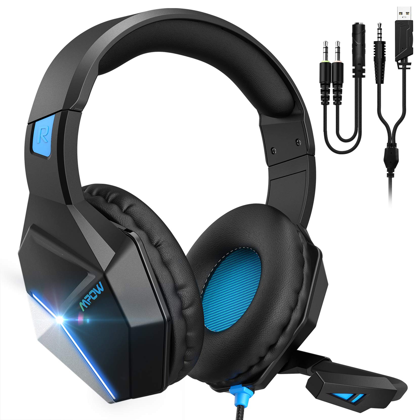 Mpow EG10 PC Gaming Headset for PS4,PS5,PC,Xbox One,Switch 7.1