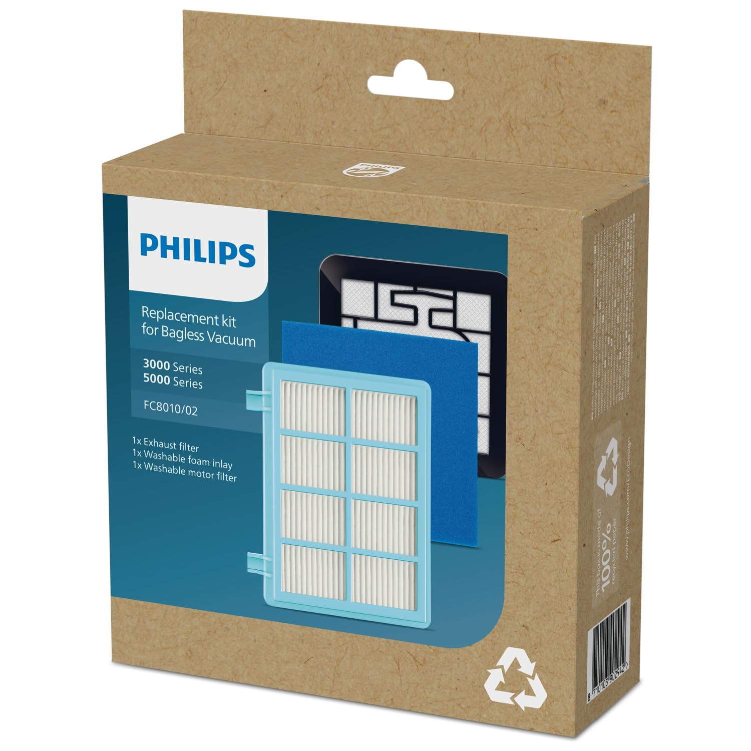 Philips Filter Replacement Kit for PowerPro Compact and Active