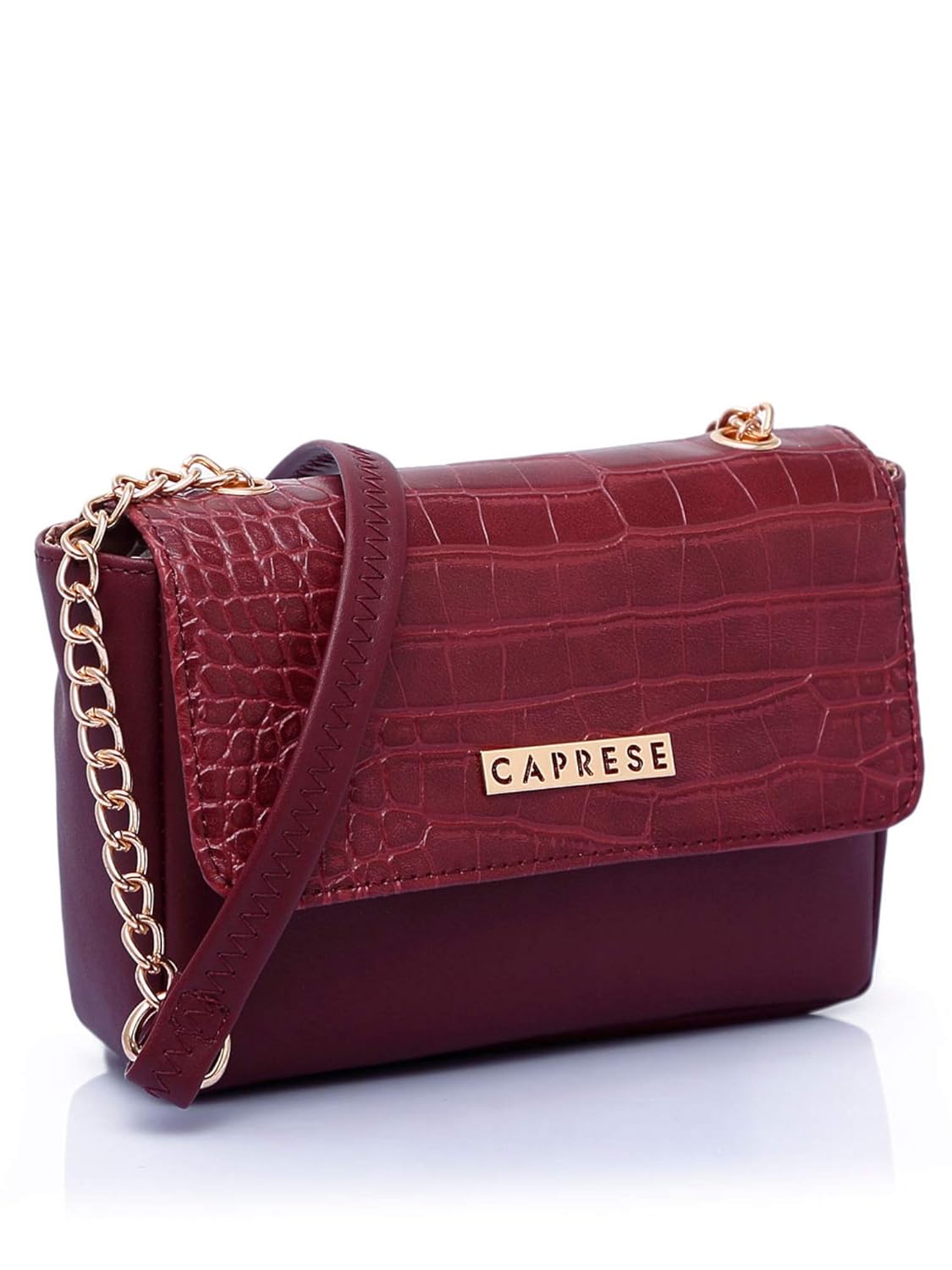 caprese maroon handbag