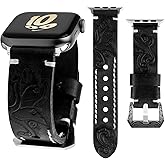 WONJOY Compatible with Apple Watch Band Ultra 2/1 49mm 46mm 45mm 44mm 42mm 41mm 40mm 38mm iWatch Series 10/9/8/7/SE/6/5/4/3/2/1, Retro Leather Handmade Strap for Men Women