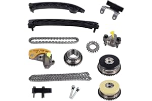 MDSAFM 2.0L Timing Chain Kit & VVT Sprocket Compatible with 2013-2021 Cadillac ATS CTS, Chevy Malibu, Camaro, Buick Regal, Envision Turbo Engine OE Standard Timing Replacement Kit