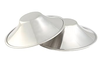 Stillhütchen aus Silber SCHUTZ EMPFINDLICHER BRUSTWARZEN RHAGADEN Brusthütchen SILVER SHELL