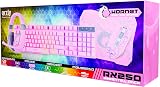 Orzly Pink RX250 4in1 Keyboard Mouse Headset Pad Bundle for PS5 Xbox PC view 8