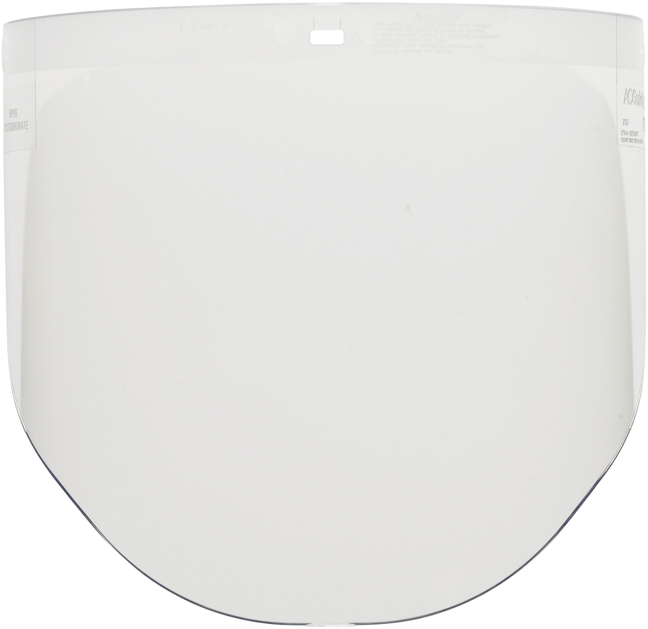 3M WP96 Series Visor, Polycarbonate, Clear, 82701-00000CP