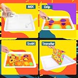 Coodoo Water Marbling Paint Kit for Kids 6+ Arts & Crafts Set view 4