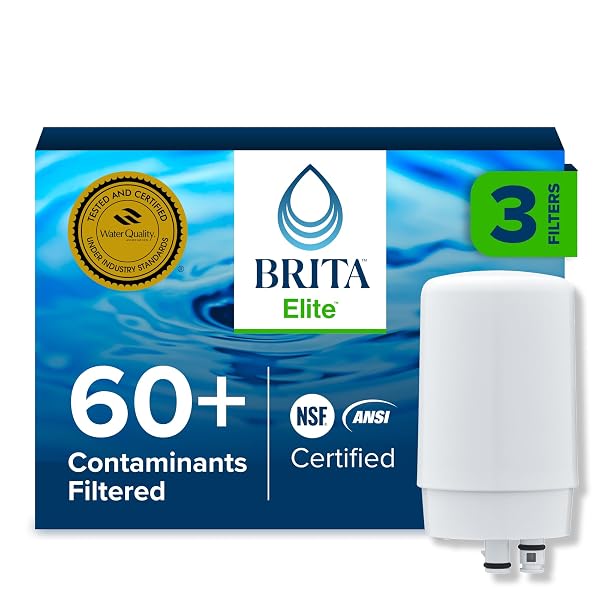 BRITA REPLACEMENT WATER FILTER FOR FAUCET MOUNT, REMOVES...