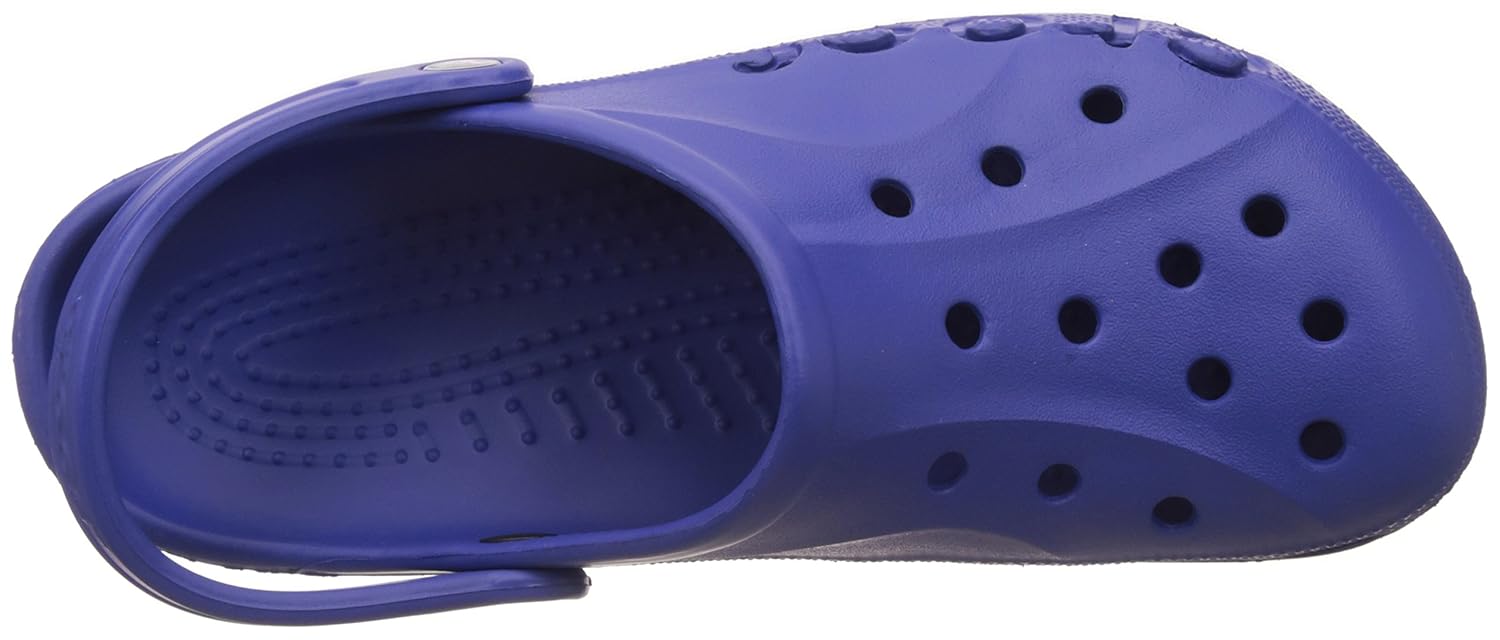 crocs unisex baya cerulean blue clogs and mules