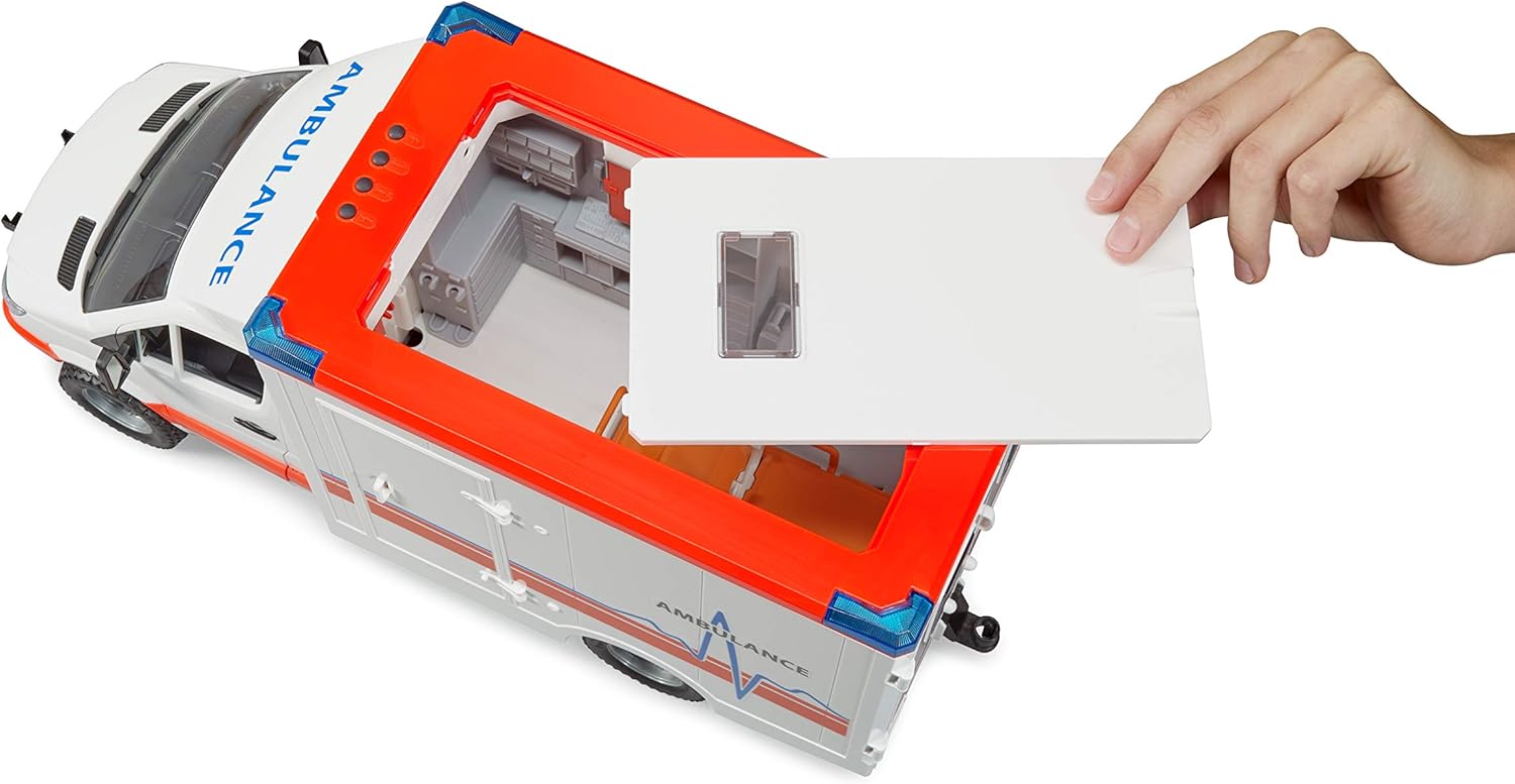 bruder mb sprinter ambulance with driver