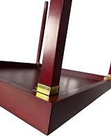 JYW Wooden Folding Poker Card Table Green Baize Heavy Duty Frame view 7
