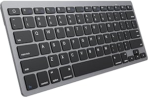OMOTON Ultra-Slim Wireless Bluetooth Keyboard for iPad Pro 11/12.9, iPad Air 5/4 10.9 Inch, iPad 10th/ 9th/ 8th/ 7th Generati