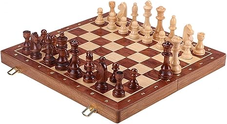 Amazon Co Jp ボードゲームエンターテイメントパズル チェスの高級ソリッドウッドセット大学生大人の木製の折りたたみチェスパネルxiyangチェスの競争 ホーム キッチン