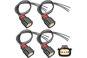 Anina 4PCS Ignition Coil Connector Pigtail Harness 9U2Z14S411EA for Ford V6 V8 Flex for Ford Edge Fusion F150 F350 F250 Super