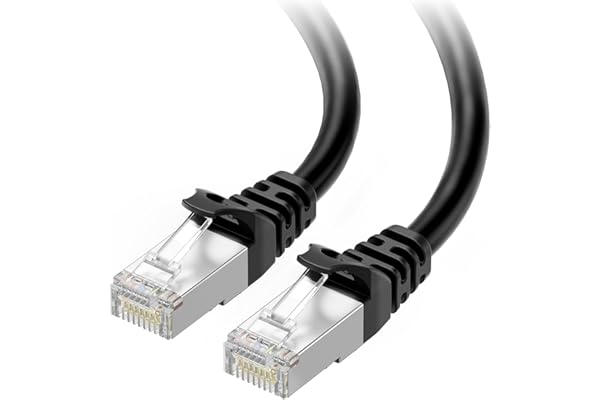 Cable Matters Snagless Shielded Cat6A Ethernet Cable 50 ft (SSTP, SFTP Shielded Ethernet Cable, Shielded Cat6 Cable, Cat 6 Sh