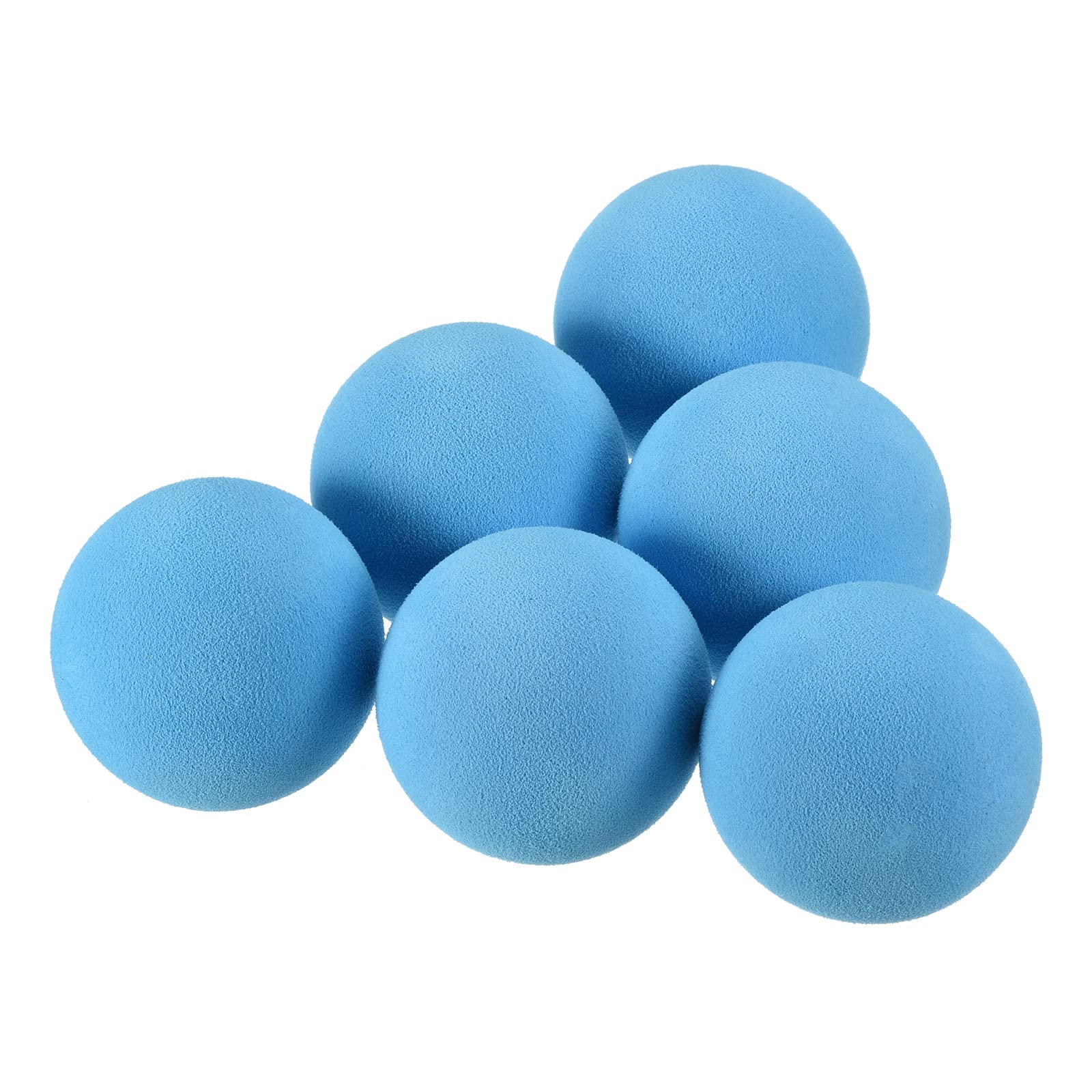 PATIKIL Golf Foam Balls, 10 Pack EVA Sponge 42mm Exercise Flight Swing Practice for Indoor Training, Light Blue